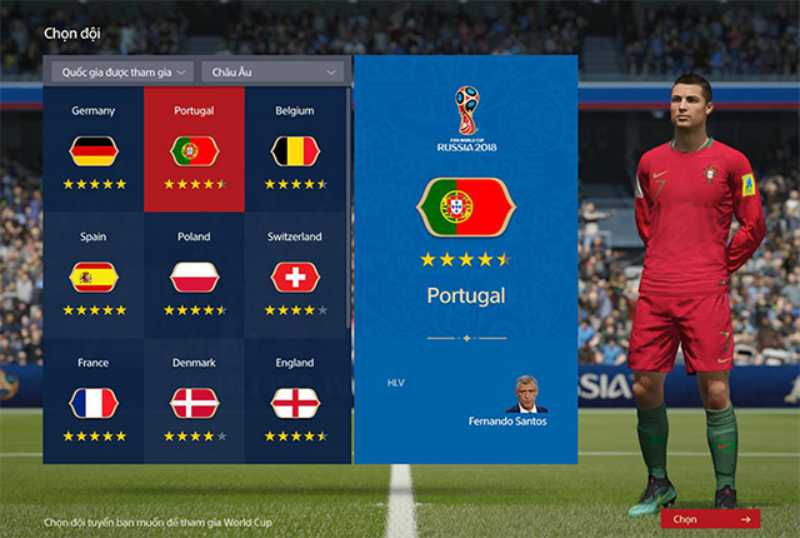 Hệ thống giải World Cup trong FIFA Online 4