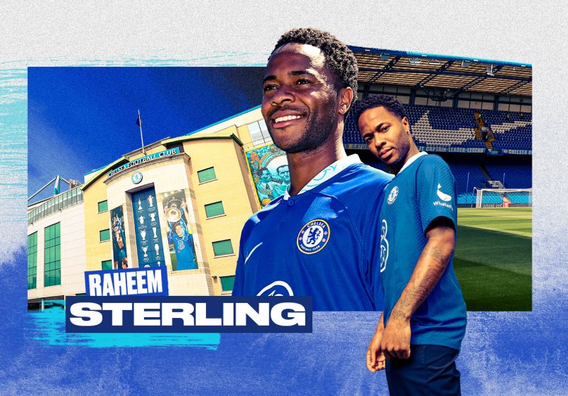 Raheem Sterling rời Man City đến Chelsea bằng bản hợp đồng bom tấn 