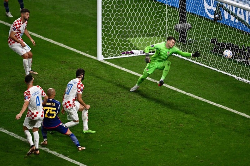 Croatia bị thủng lưới trong hiệp 1
