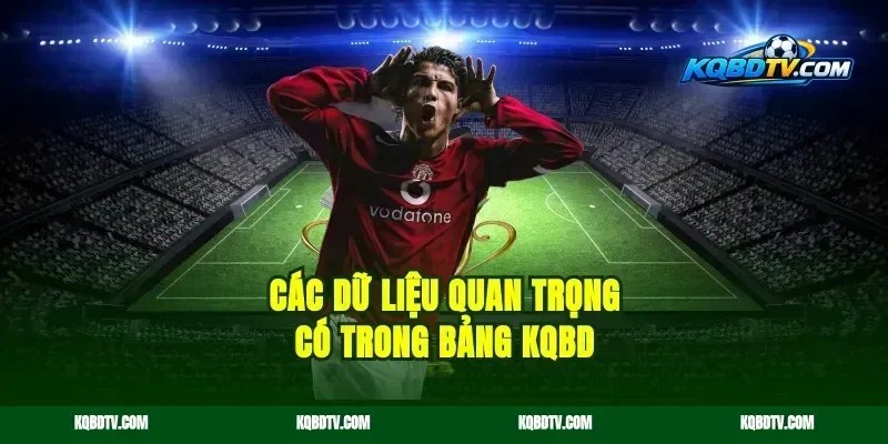 Các Dữ Liệu Quan Trọng Có Trong Bảng KQBD
