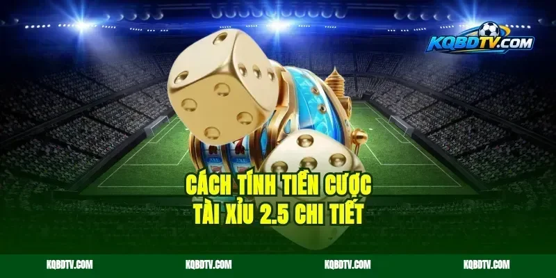 Cách tính tiền cược tài xỉu 2.5 chi tiết